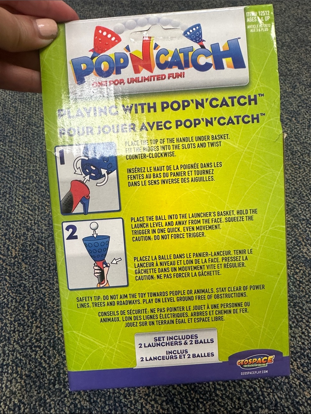 Kids Launcher Set - Red & Blue - Picture 2 of 3